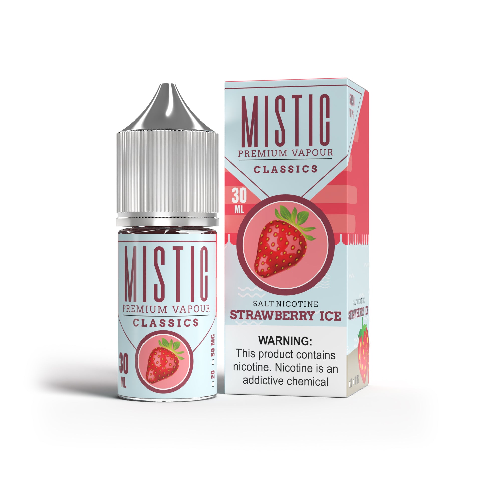Strawberry Ice Nic Salt - 30ml MisticVapor Strawberry Ice Nic Salt - 30ml MisticVapor